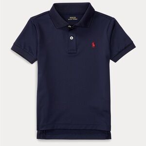 Polo Ralph Lauren Youth Performance Jersey Polo Shirt Navy